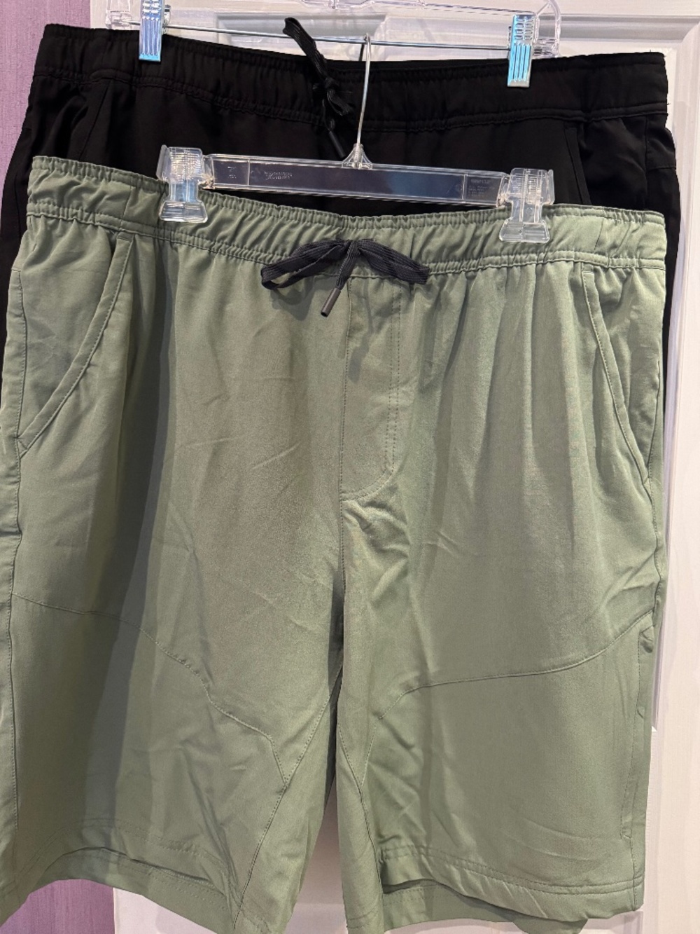 Gerry XXL athletic shorts, 2 pairs, black, sage green